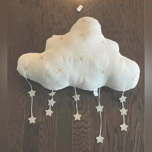 Pottery Barn Kids hanging cloud nursery decor